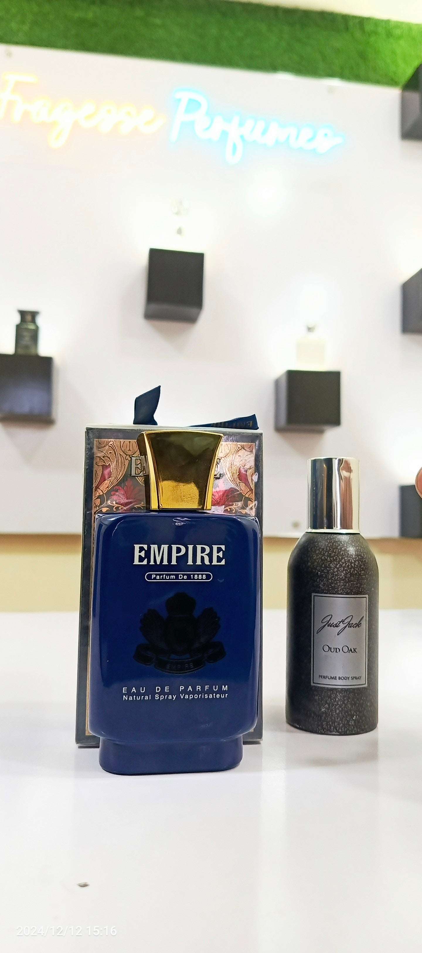 Imported Empire Perfume with Body Spray, Parcel Allow to Open