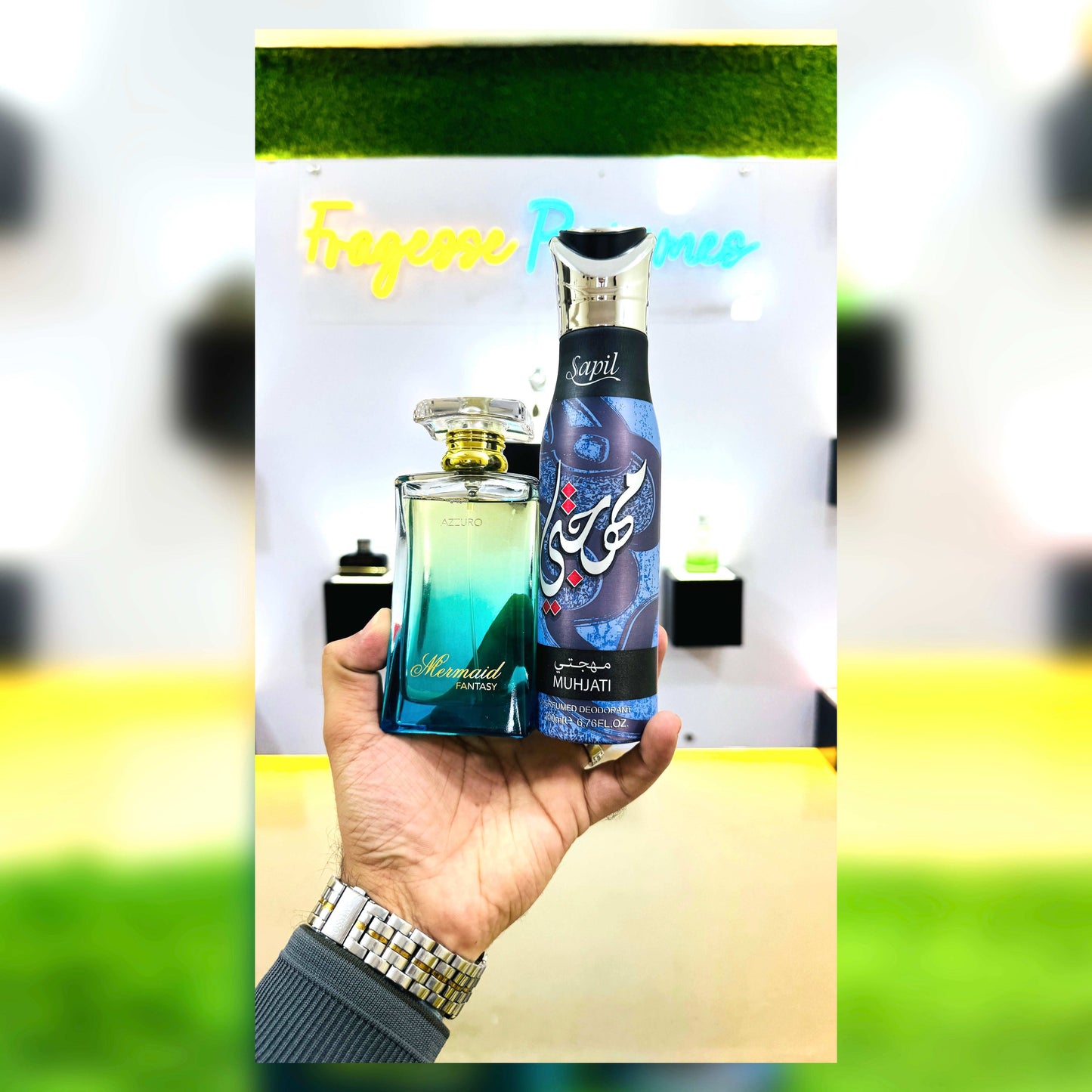 Branded Azzuro Perfume and Sapil Body Spray