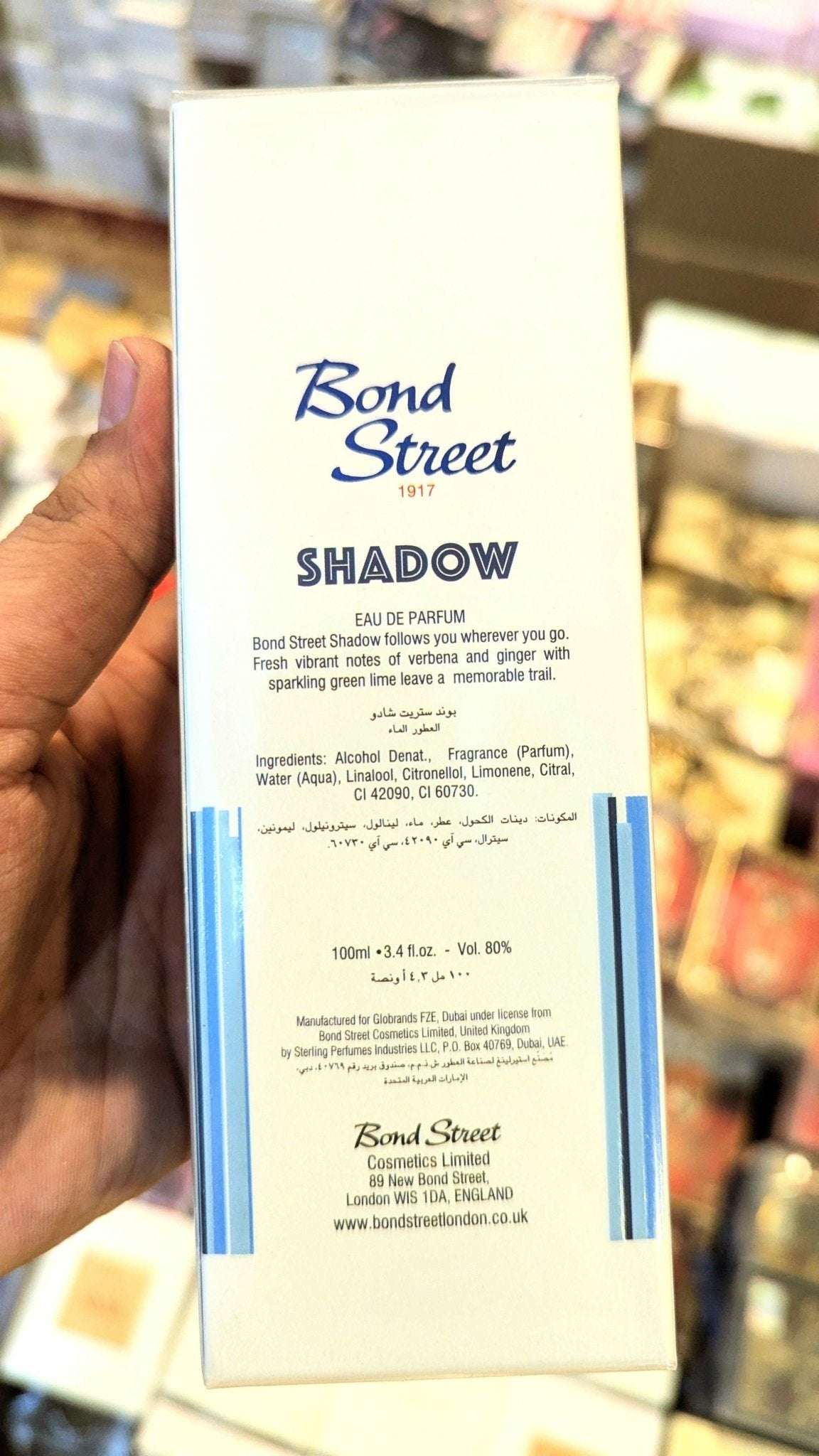 Premium Shadow Perfume by Bond Street Brand (UK Based) + Sapil Spray Gift perfume Fragesse 
